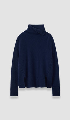 Blue Terry Brushed Cashmere Silk Knitwear - Joseph