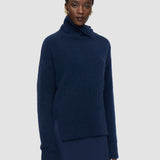 Blue Terry Brushed Cashmere Silk Knitwear - Joseph