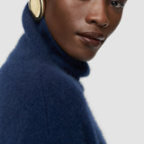 Blue Terry Brushed Cashmere Silk Knitwear - Joseph