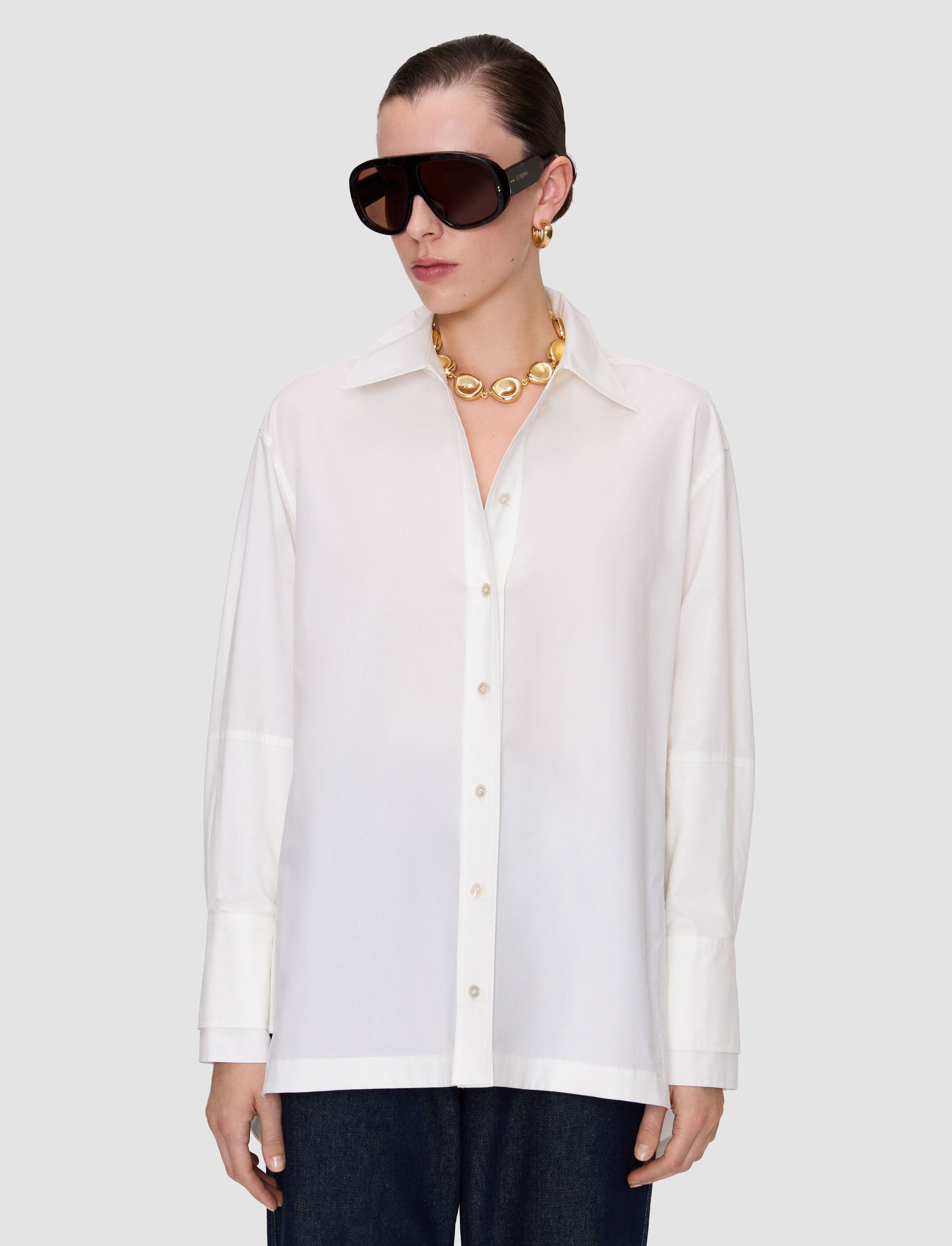 white-theia-cotton-poplin-shirt-JOSEPH