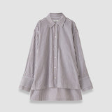 Multicolour Theia Cotton Stripe Shirt - Joseph