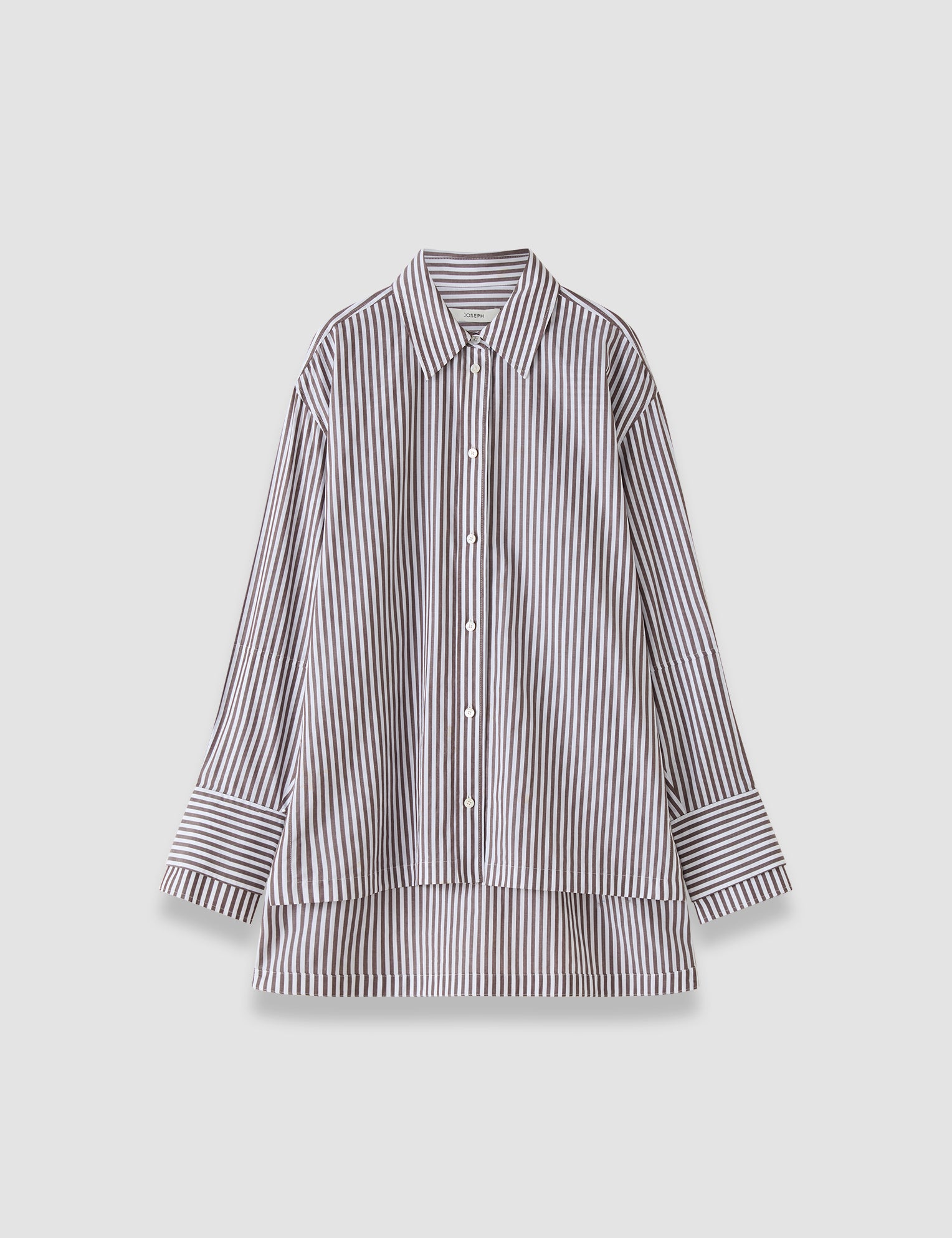 Multicolour Theia Cotton Stripe Shirt - Joseph