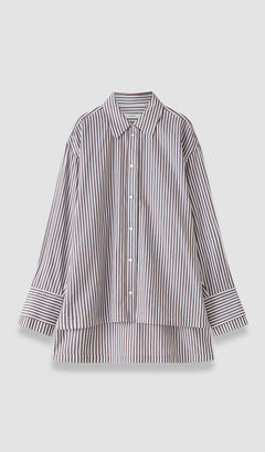 Multicolour Theia Cotton Stripe Shirt - Joseph