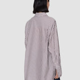 Multicolour Theia Cotton Stripe Shirt - Joseph