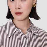 Multicolour Theia Cotton Stripe Shirt - Joseph