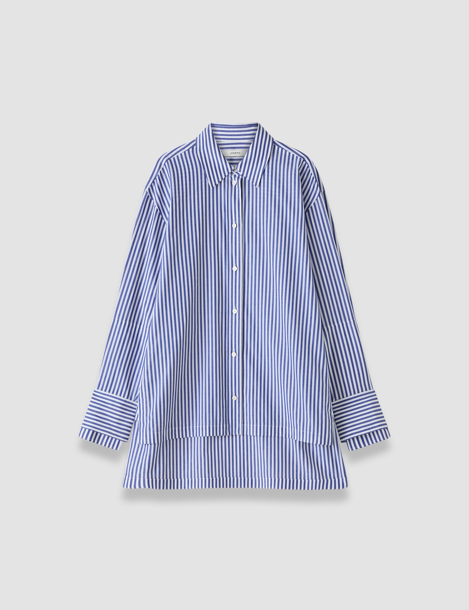 Multicolour Theia Cotton Stripe Shirt - Joseph