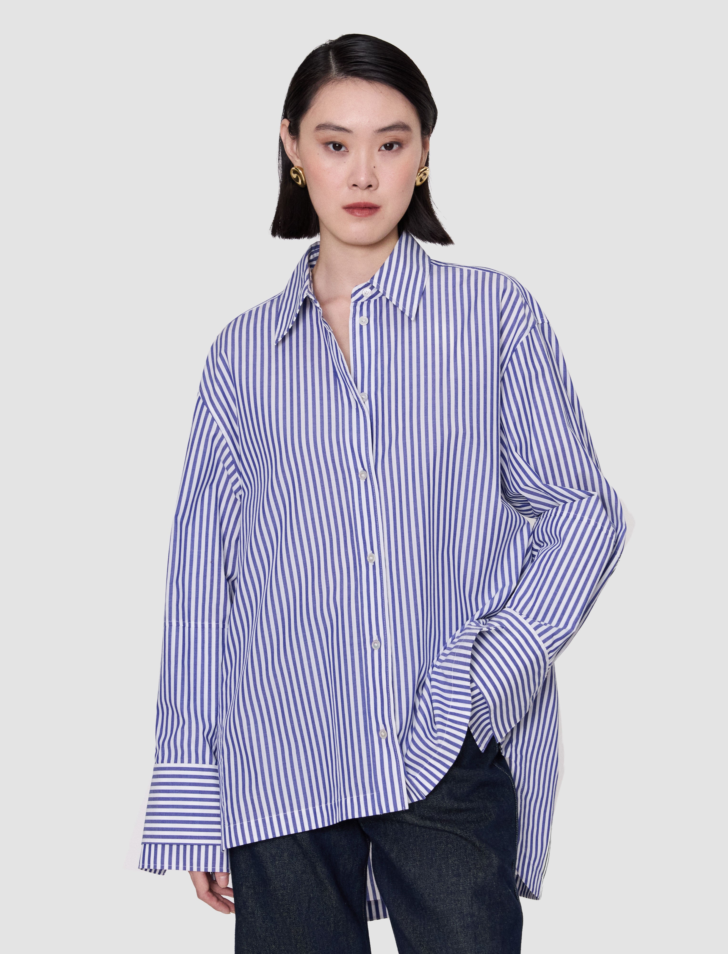 multicolour-theia-cotton-stripe-shirt-JOSEPH