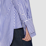 Multicolour Theia Cotton Stripe Shirt - Joseph