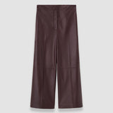 Purple Thurlow Nappa Leather Trousers - Joseph
