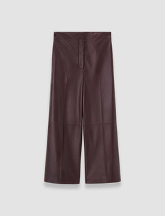 Purple Thurlow Nappa Leather Trousers - Joseph