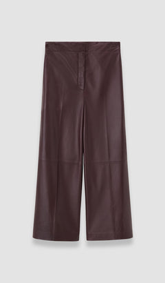 Purple Thurlow Nappa Leather Trousers - Joseph