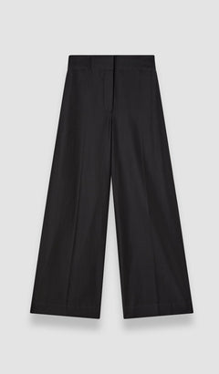 Black Thurlow Soft Cotton Silk Trousers - Joseph