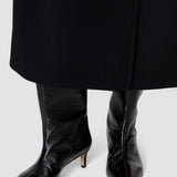 Black Tiana Patent Leather Short Boots - Joseph