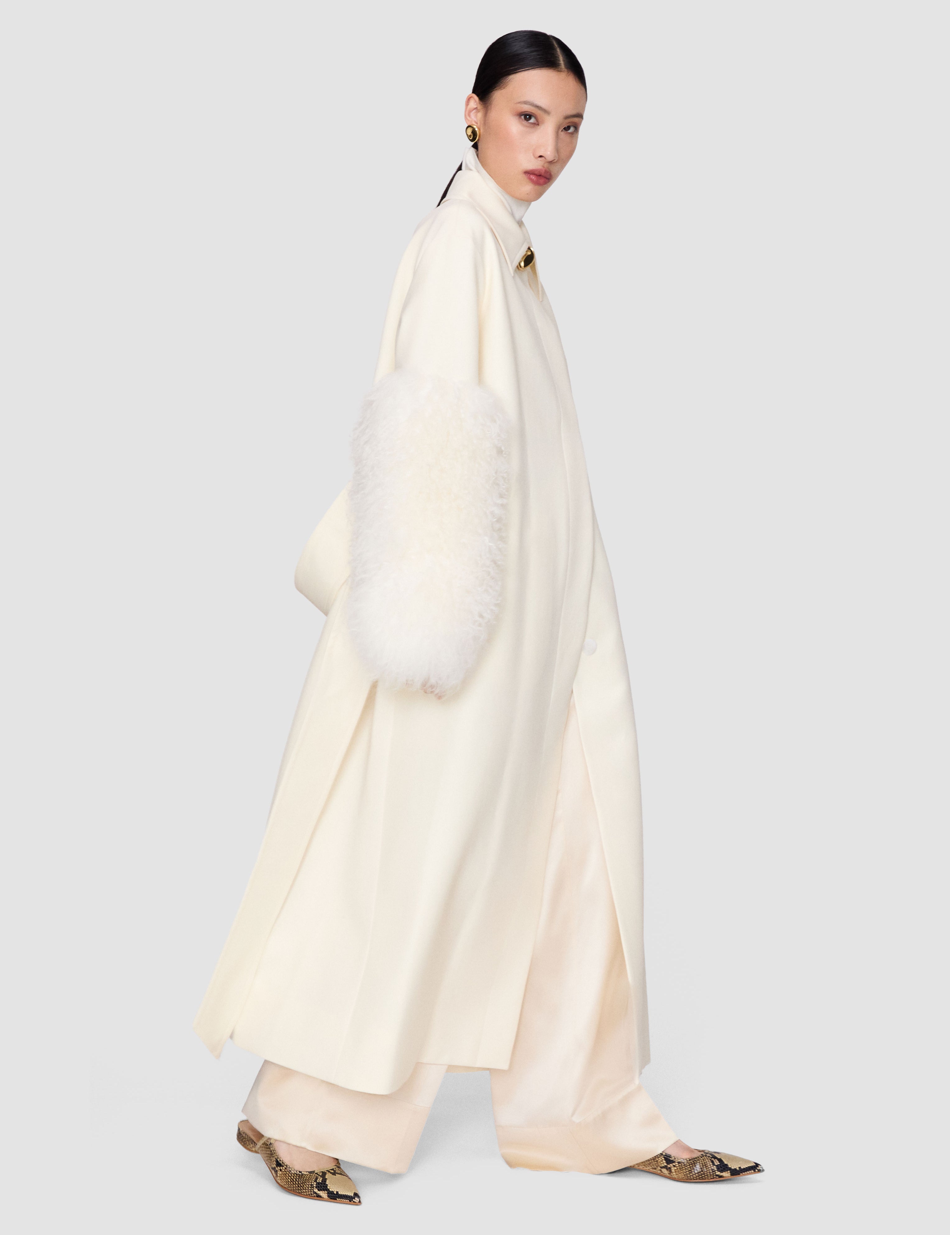 White Tides Virgin Wool Coat - Joseph