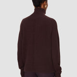 Brown Tilly Lofty Cashmere High Neck Jumper - Joseph