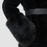 Grey Tina Shearling Coat - Joseph