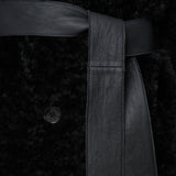 Grey Tina Shearling Coat - Joseph