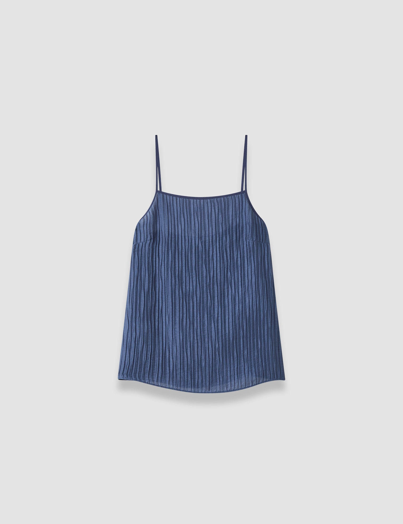 Blue Titana Fluid Crinkle Camisole - Joseph