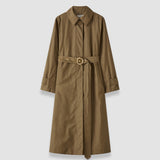 Brown Tito Cotton Blend Coat - Joseph
