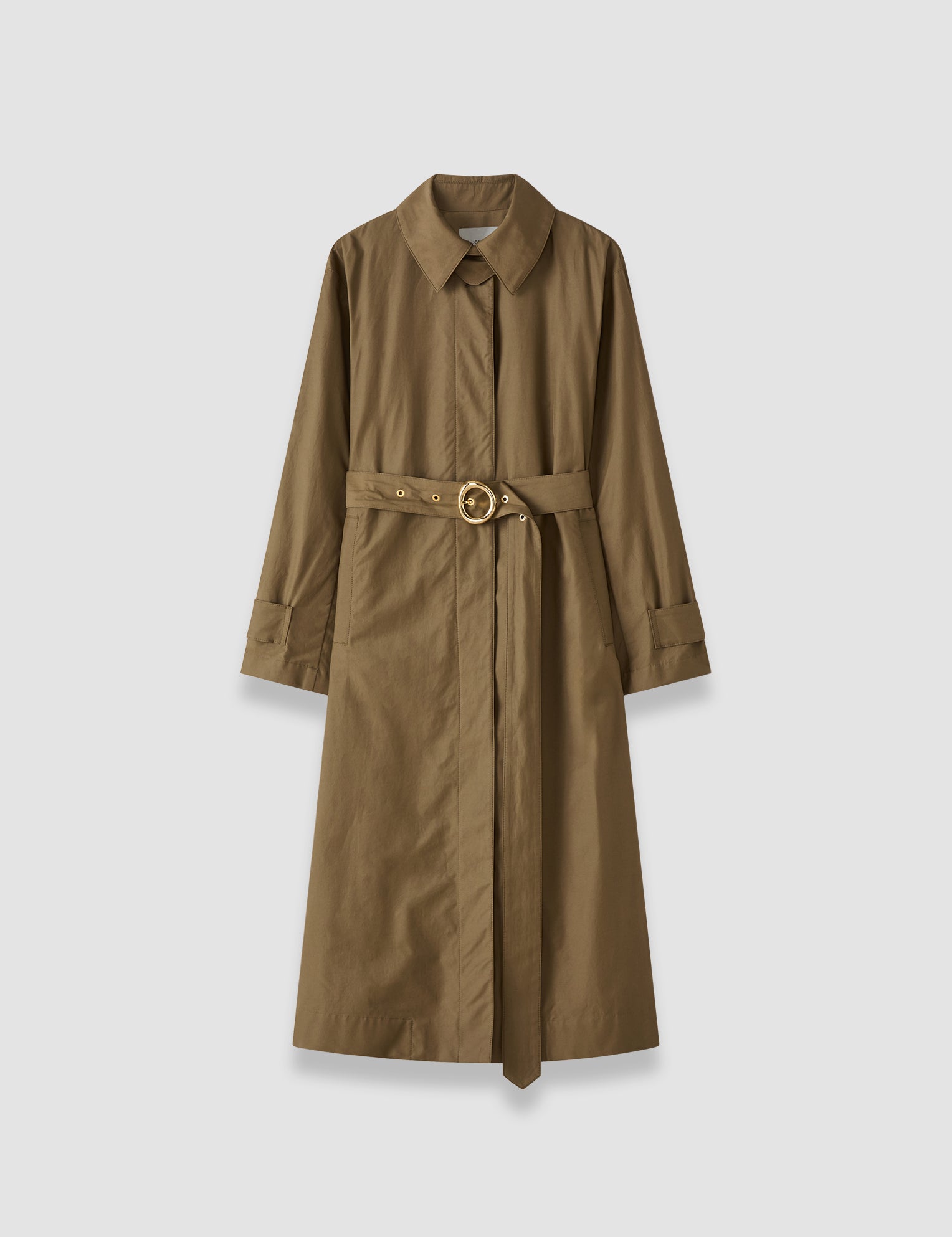 Brown Tito Cotton Blend Coat - Joseph