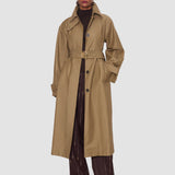 Brown Tito Cotton Blend Coat - Joseph