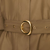Brown Tito Cotton Blend Coat - Joseph