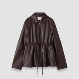 Purple Tullia Soft Nappa Jacket - Joseph
