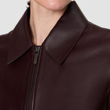 Purple Tullia Soft Nappa Jacket - Joseph
