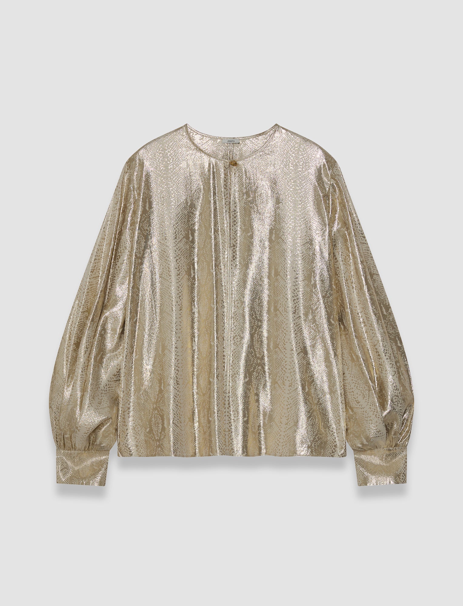 gold-valerie-soie-chemisier-lame-snake-JOSEPH