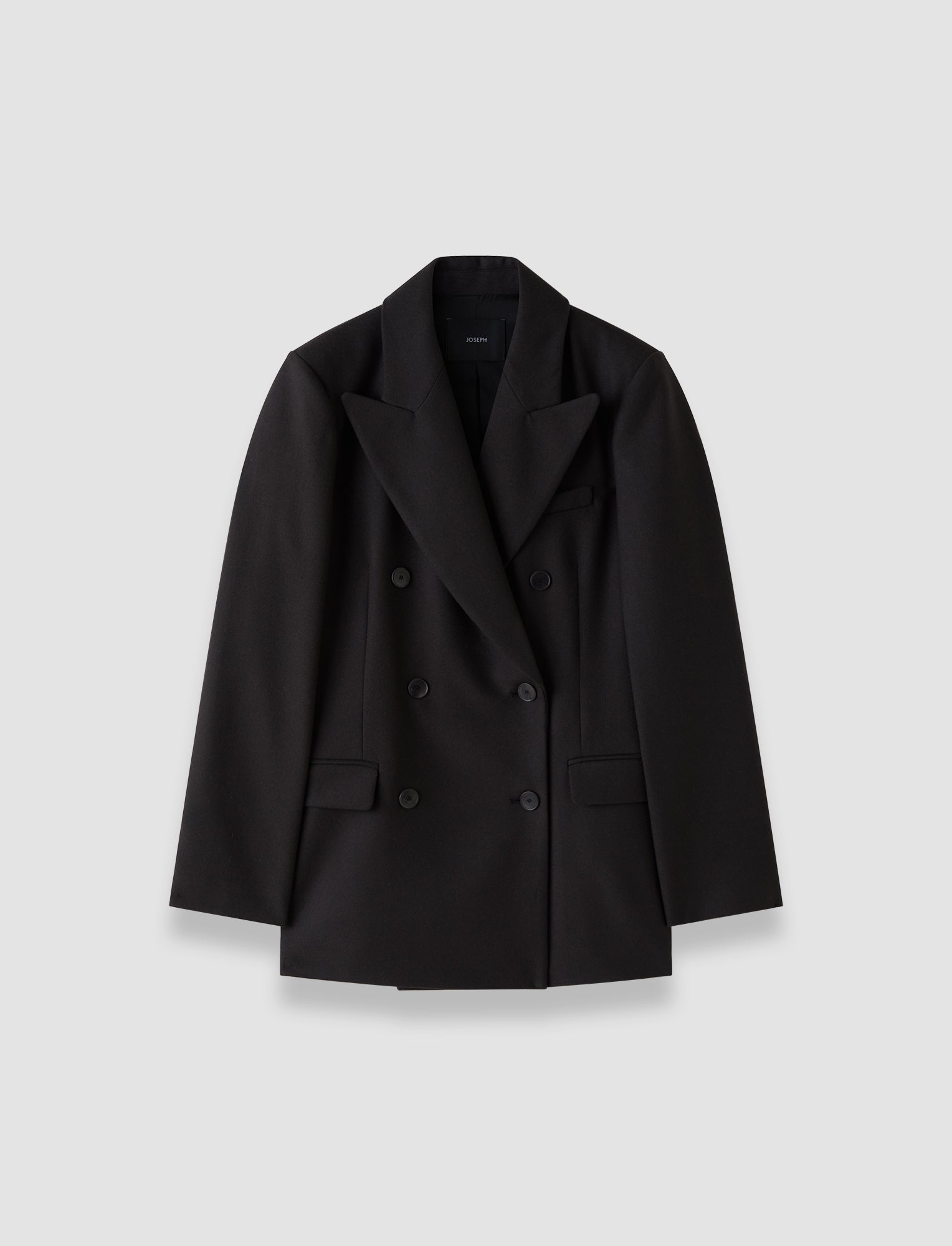 グレー-valery-flannel-wool-ジャケット-JOSEPH