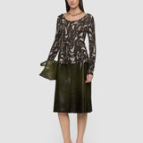 Villa Cashair Jacquard Top