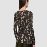 Villa Cashair Jacquard Top