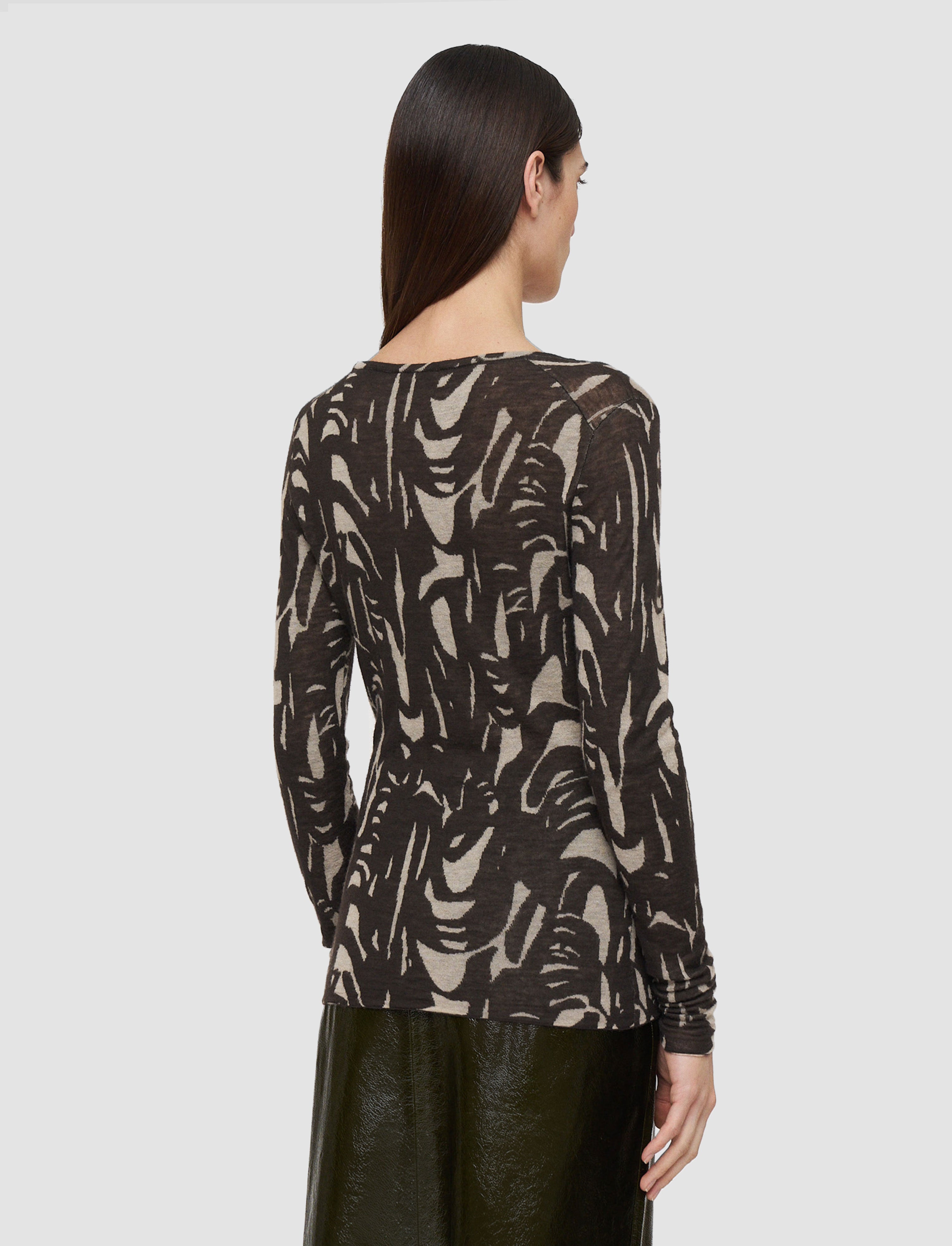 multicolour-villa-cashair-jacquard-top-JOSEPH