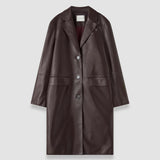 Purple Vittoria Soft Nappa Coat - Joseph