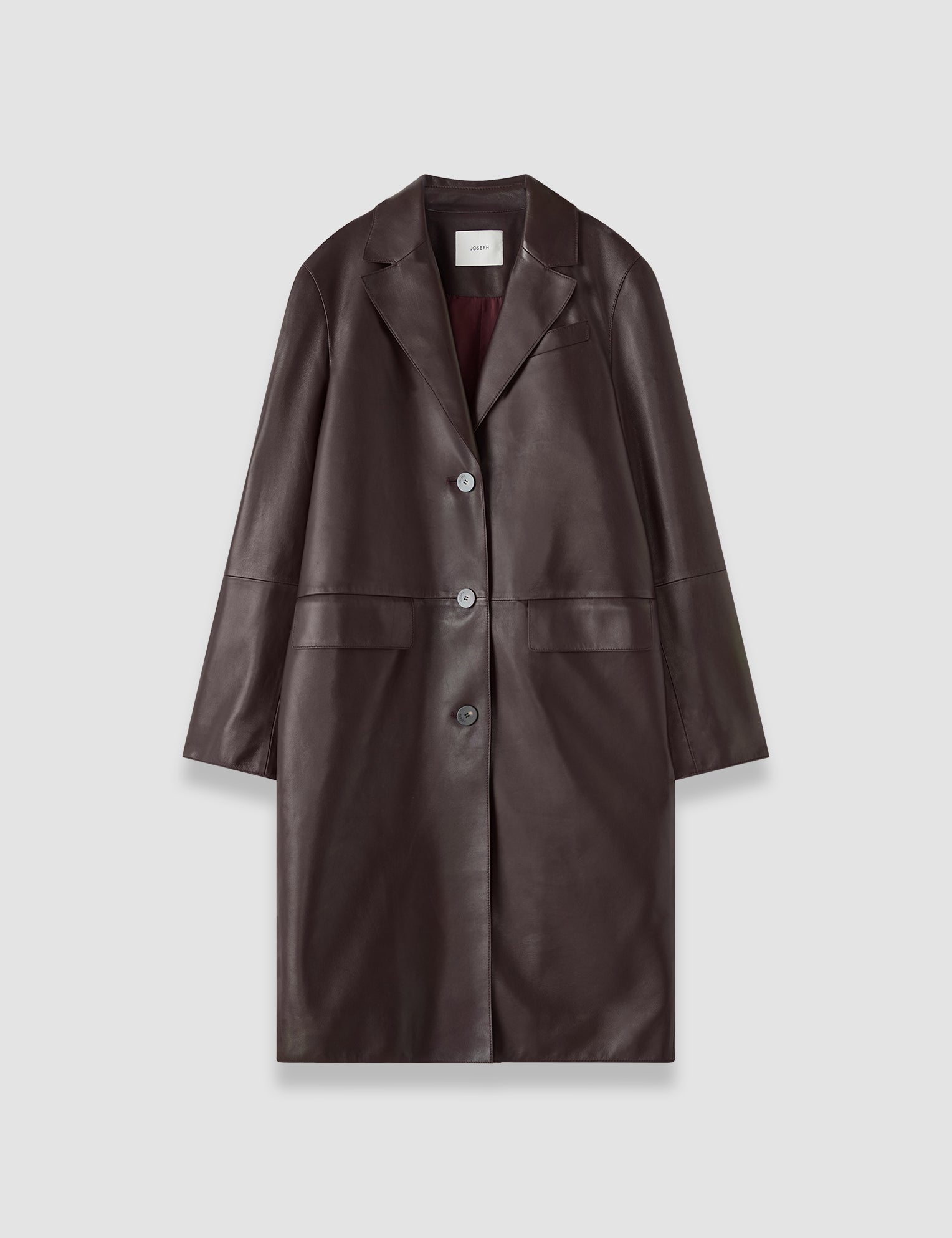 Purple Vittoria Soft Nappa Coat - Joseph