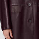 Purple Vittoria Soft Nappa Coat - Joseph