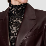 Purple Vittoria Soft Nappa Coat - Joseph