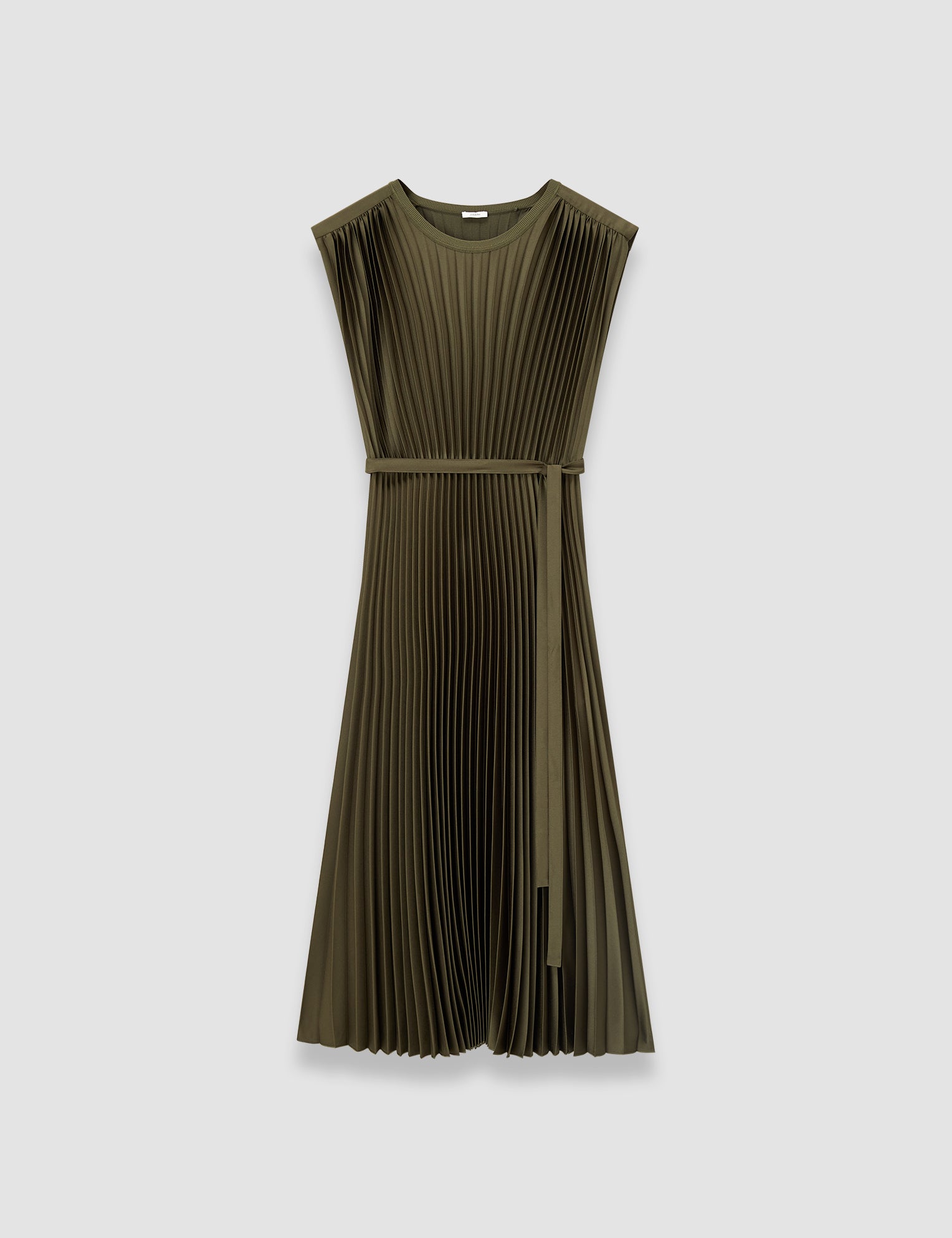 Joseph Volta Knit Weave Pliss Dress - Size 42 - Green Joseph Volta Knit Weave Pliss Dress - Size 42 - Green
