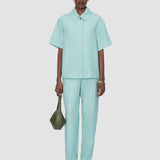 Blue Volu Light Linen Blend Shirt - Joseph