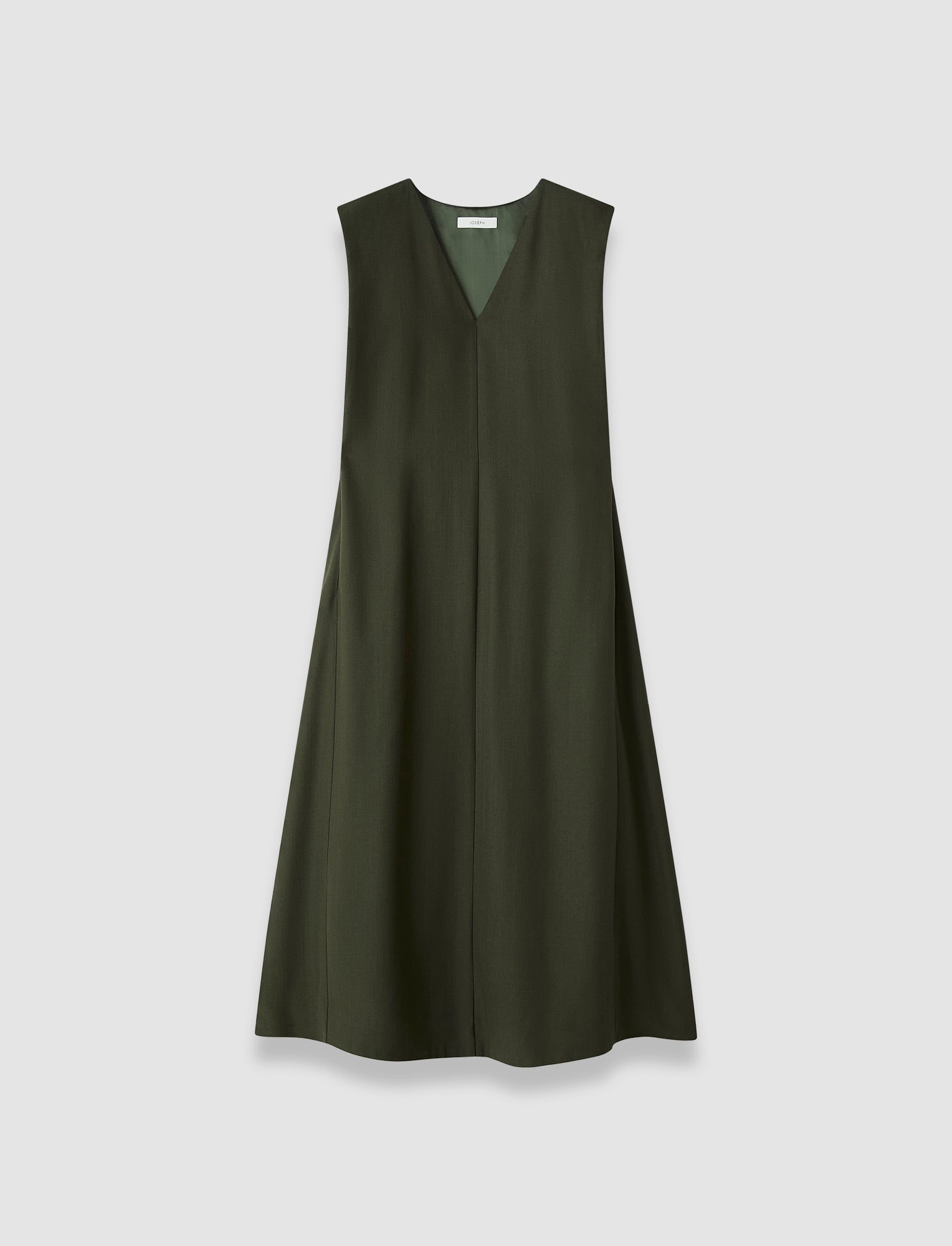 green-vssad-viscose-tailoring-dress-JOSEPH