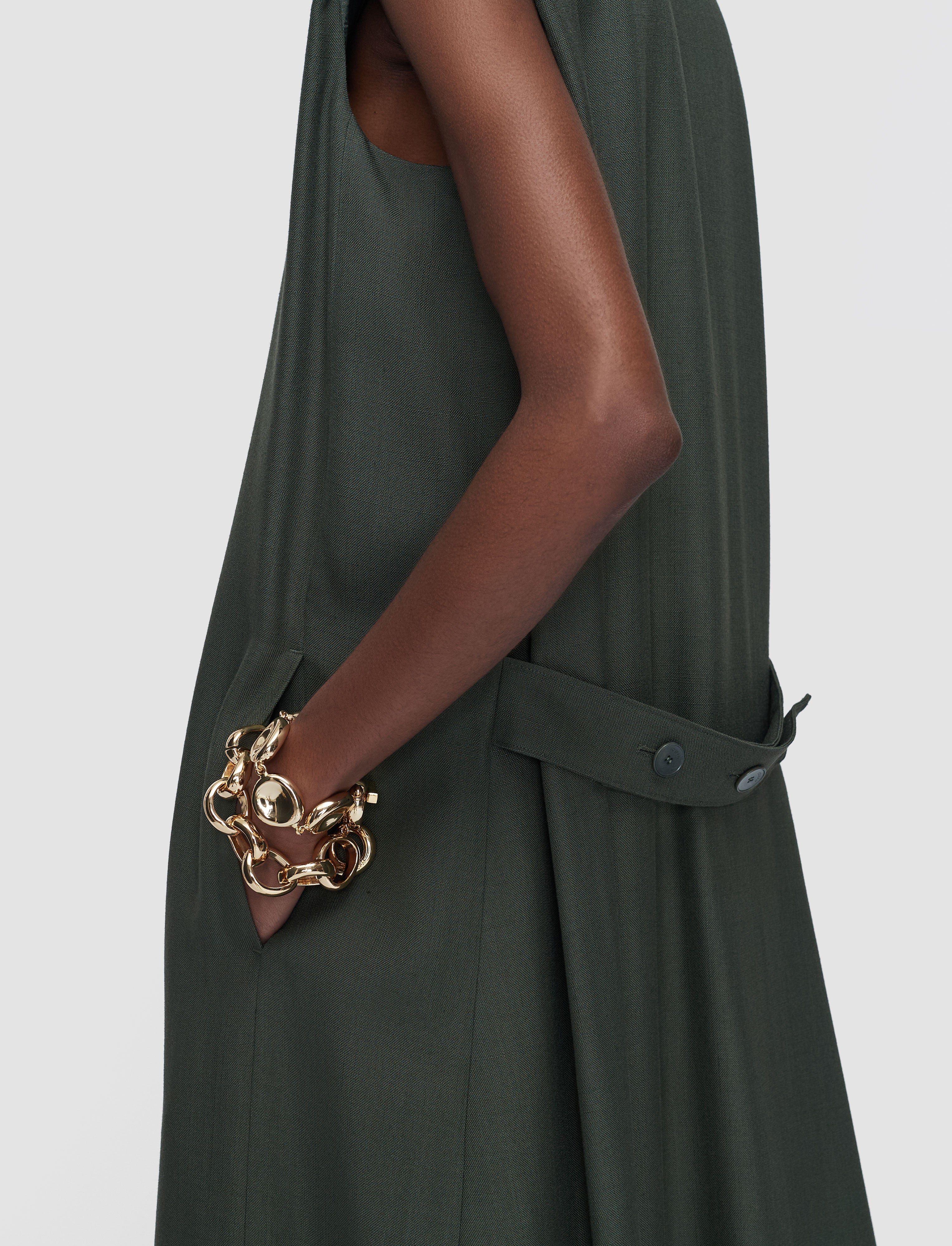 green-vssad-viscose-tailoring-dress-JOSEPH