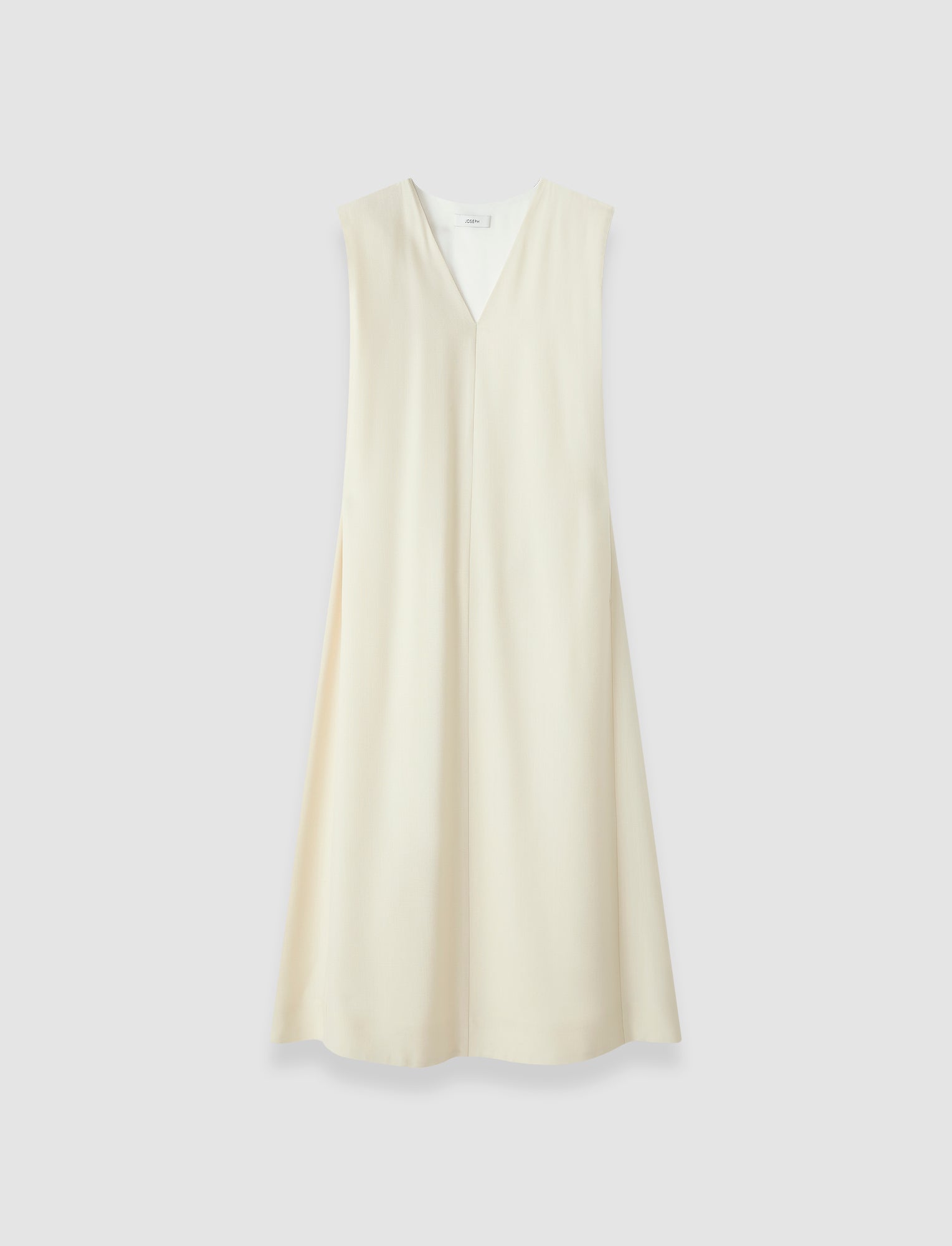 white-vssad-viscose-tailoring-dress-JOSEPH