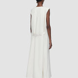 White Vssad Viscose Tailoring Dress - Joseph