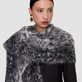 Winster Fluffy Alpaca Snake Scarf
