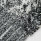 Black Winster Fluffy Alpaca Snake Scarf - Joseph