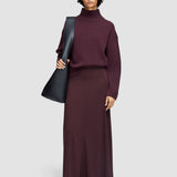 Wool Jersey Maxi Skirt