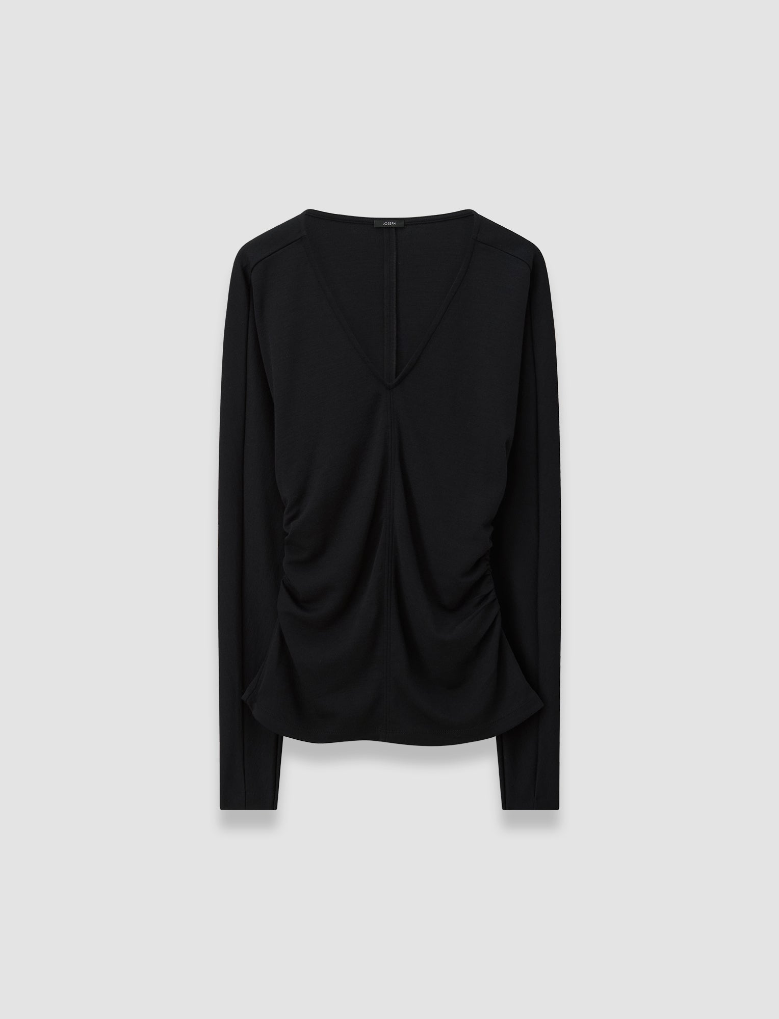 black-wool-jersey-v-neck-top-JOSEPH