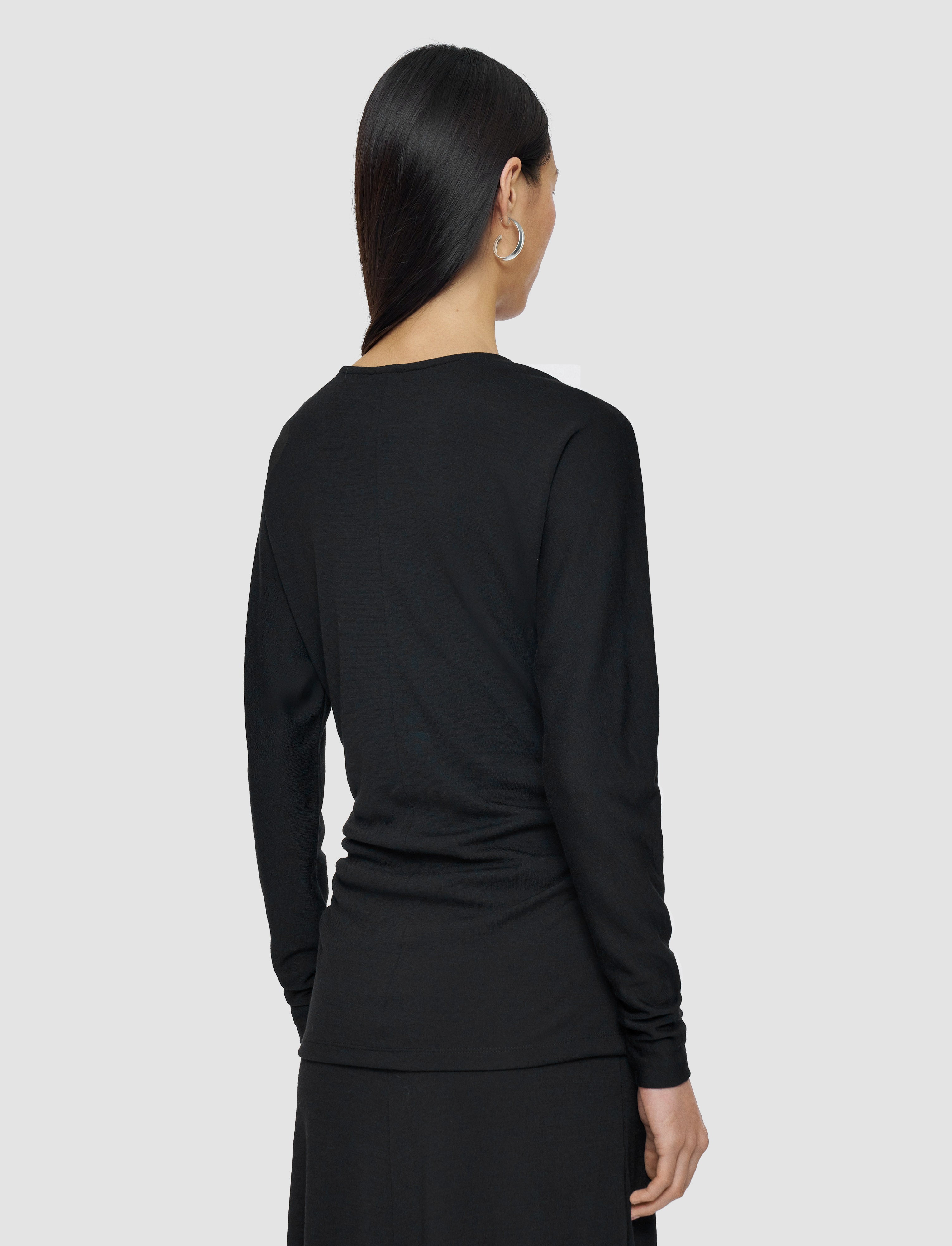 black-wool-jersey-v-neck-top-JOSEPH