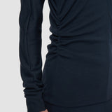 Wool Jersey V Neck Top