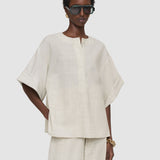 White Yani Light Wool Blouse - Joseph